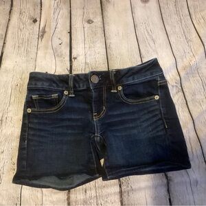 American Eagle Dark Denim Shorts
